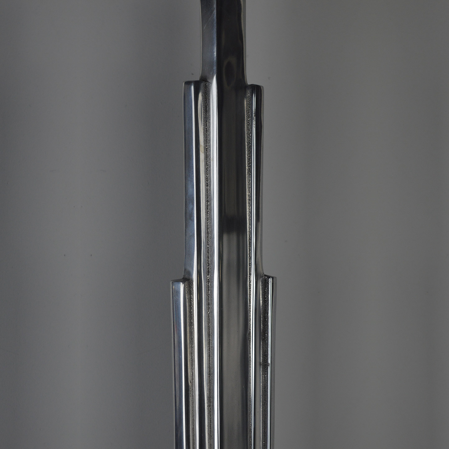 Deco Spindle - Bright Aluminium 1 Deco Spindle - Bright Aluminium