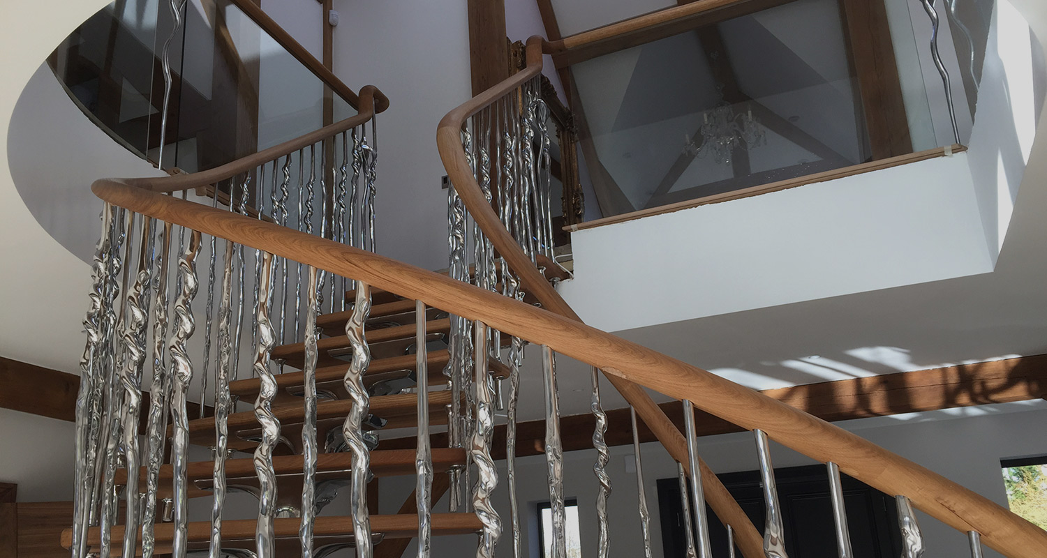Little-down-farm-1 Twisted with Glass & Tulip Balustrade