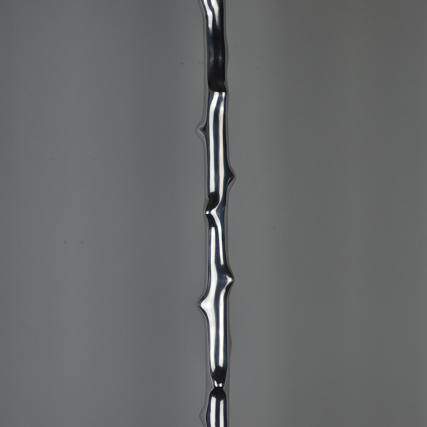 Nobbly Spindle - Bright Aluminium 1 Nobbly Spindle - Bright Aluminium