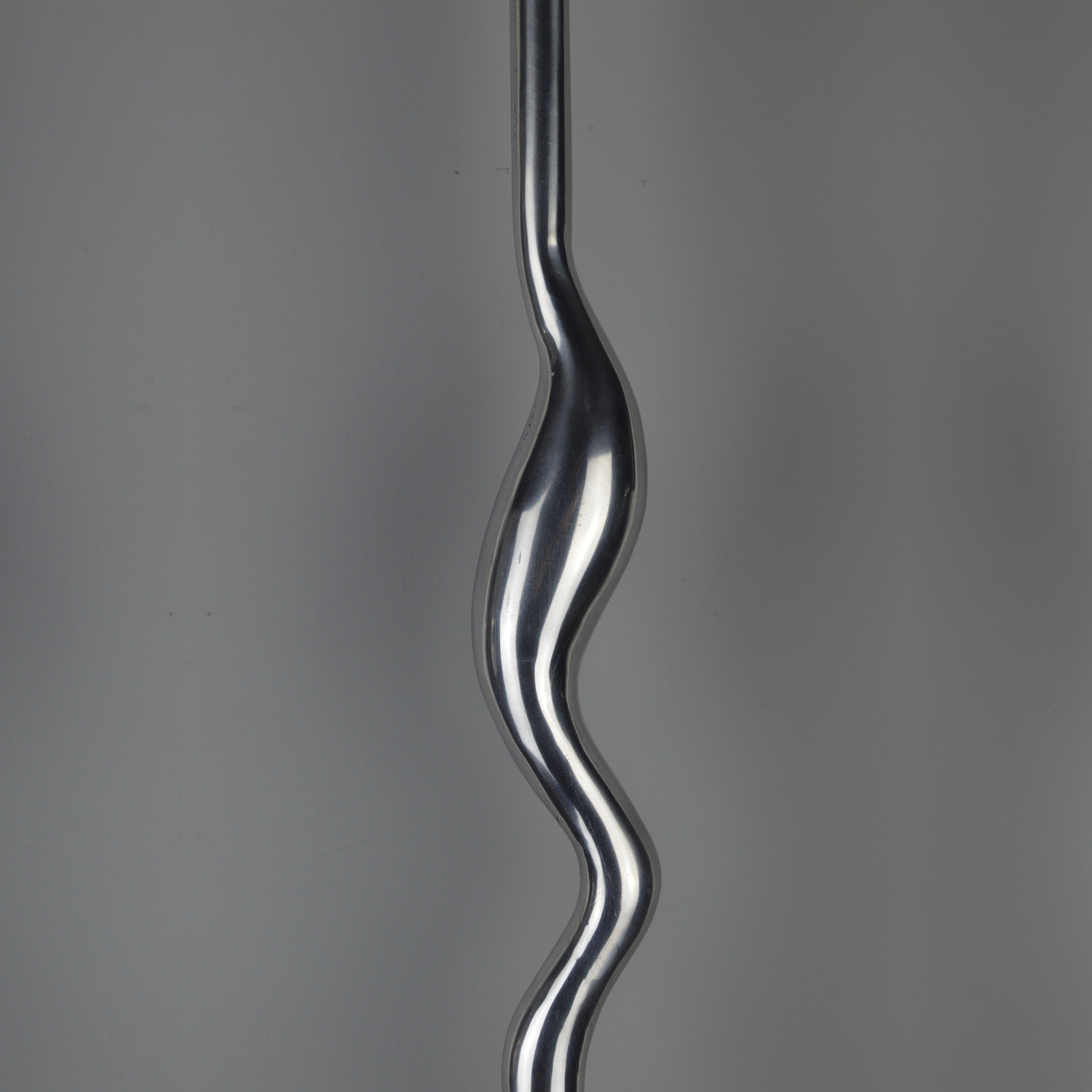 Squiggle Spindle - Bright Aluminium 1 Squiggle Spindle - Bright Aluminium