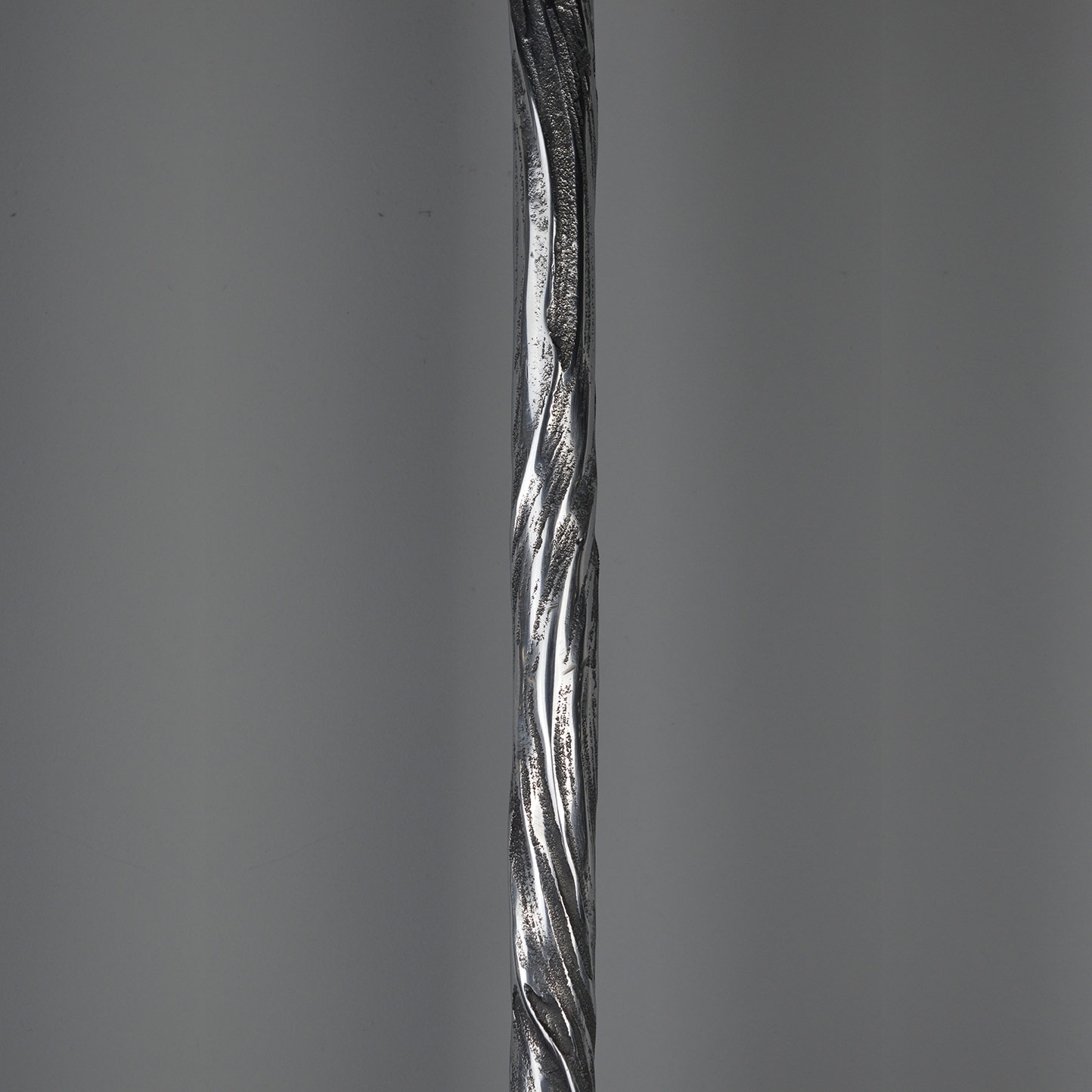 Swirl Spindle - Bright Aluminium 1 Swirl Spindle - Bright Aluminium