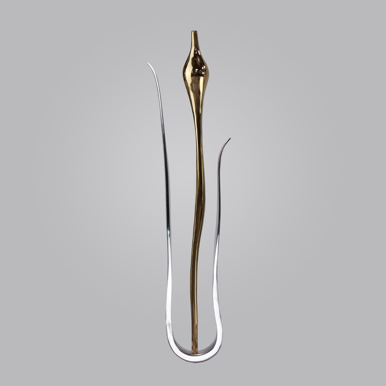 Tulip 2 and Leaf Spindle - Brass & Aluminium 1 Tulip 2 and Leaf Spindle - Brass & Aluminium
