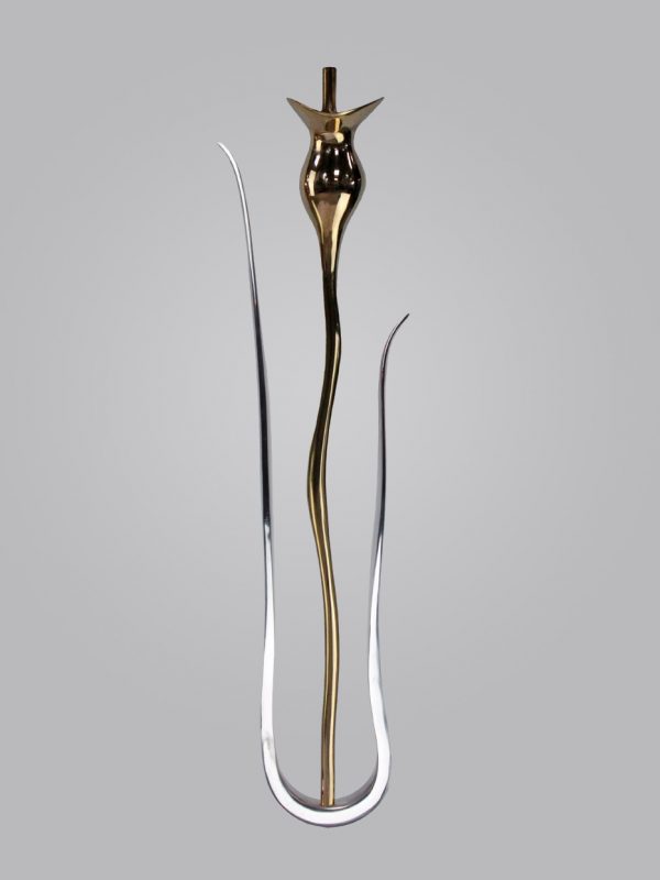 Tulip 3 and Leaf Spindle - Brass & Aluminium