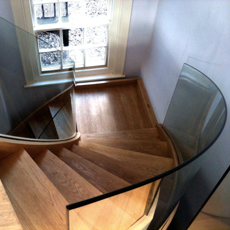 Alresford House Helical Oak Staircase Alresford House Helical Oak Staircase