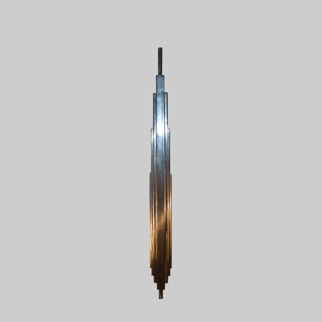 Deco Spindle - Bright Aluminium 3 Deco Spindle - Bright Aluminium