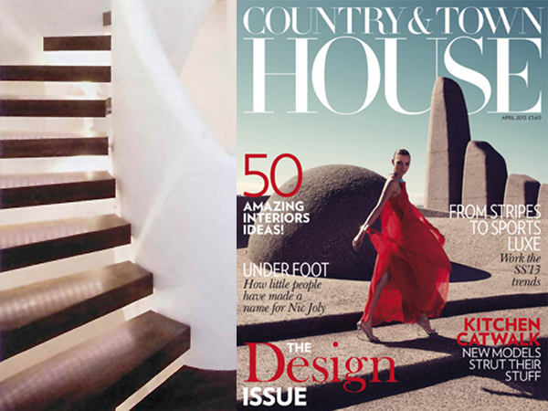 Zigzag Staircase in Country and Town House Magazine Zigzag Staircase in Country and Town House Magazine