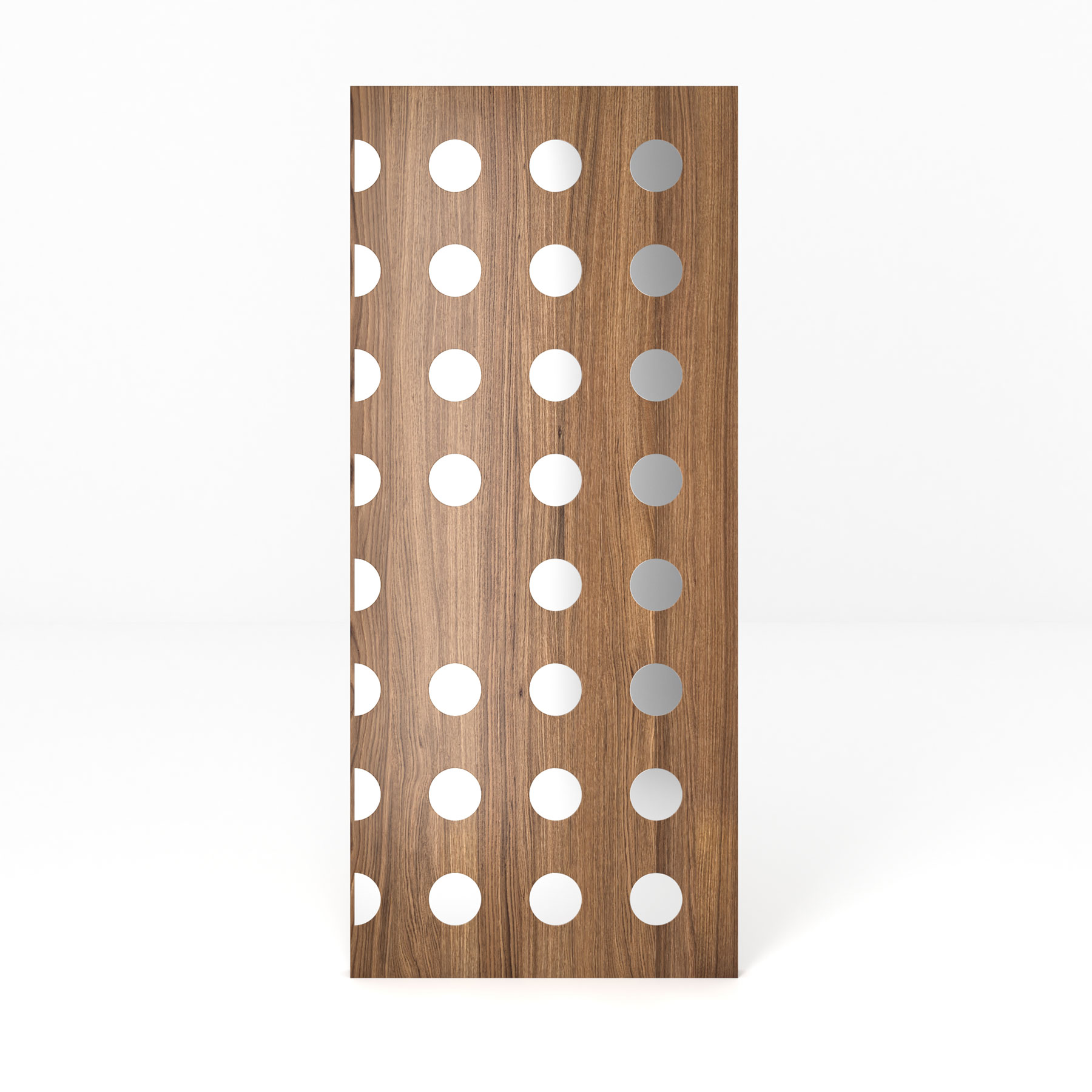 Hirst Steal Pattern Inlaid on Wooden Door