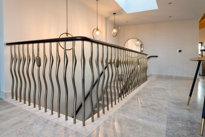 ireland2 Bullrush & Wisp Balustrade - Almond Gold
