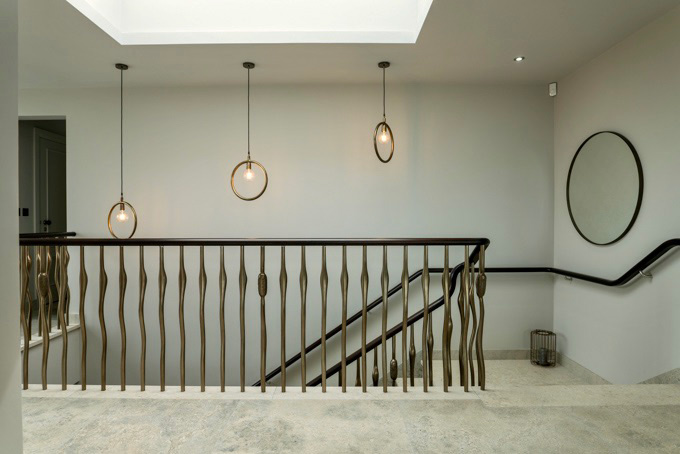ireland6 Bullrush & Wisp Balustrade - Almond Gold