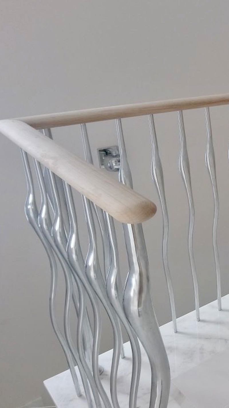 malaga2 Wisp Balustrade Satin Polish
