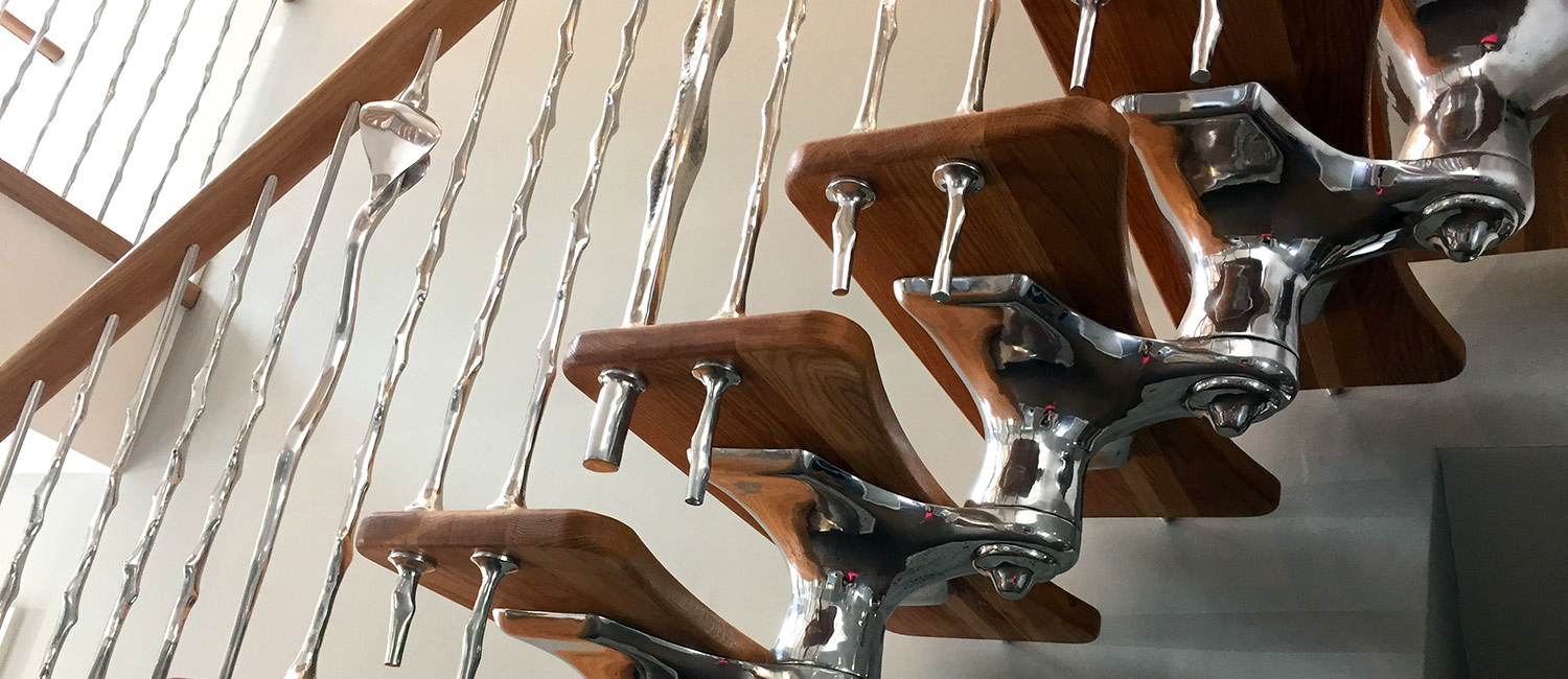 Our unique staircase that has a ’Spine’ of its own Our unique staircase that has a ’Spine’ of its own