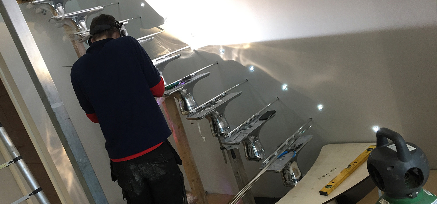 new-hall-stud-build-2 Ayre Scotland Spine Staircase