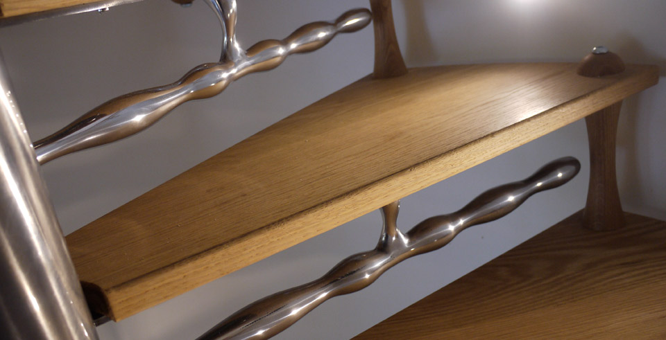 new-stairs Zigzag's New Sexy Spiral Staircase