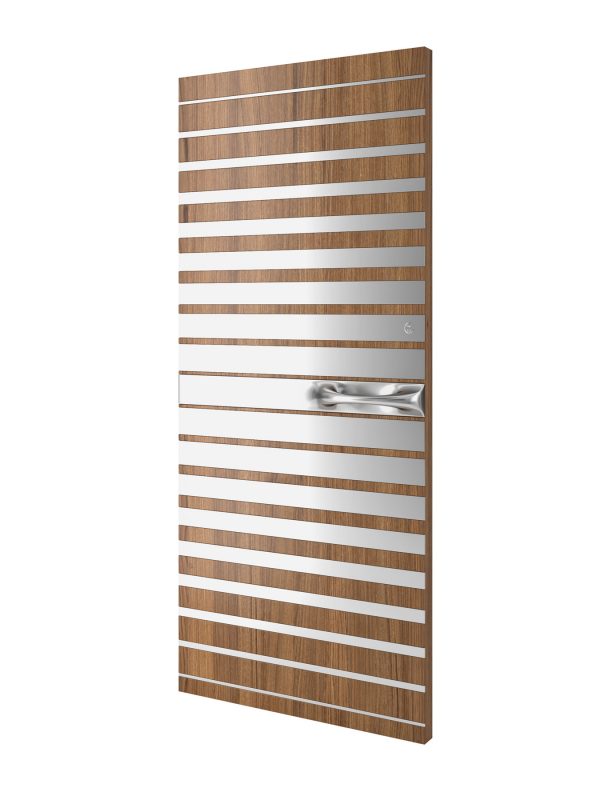 Strata 1 Wood Steel Pattern Door
