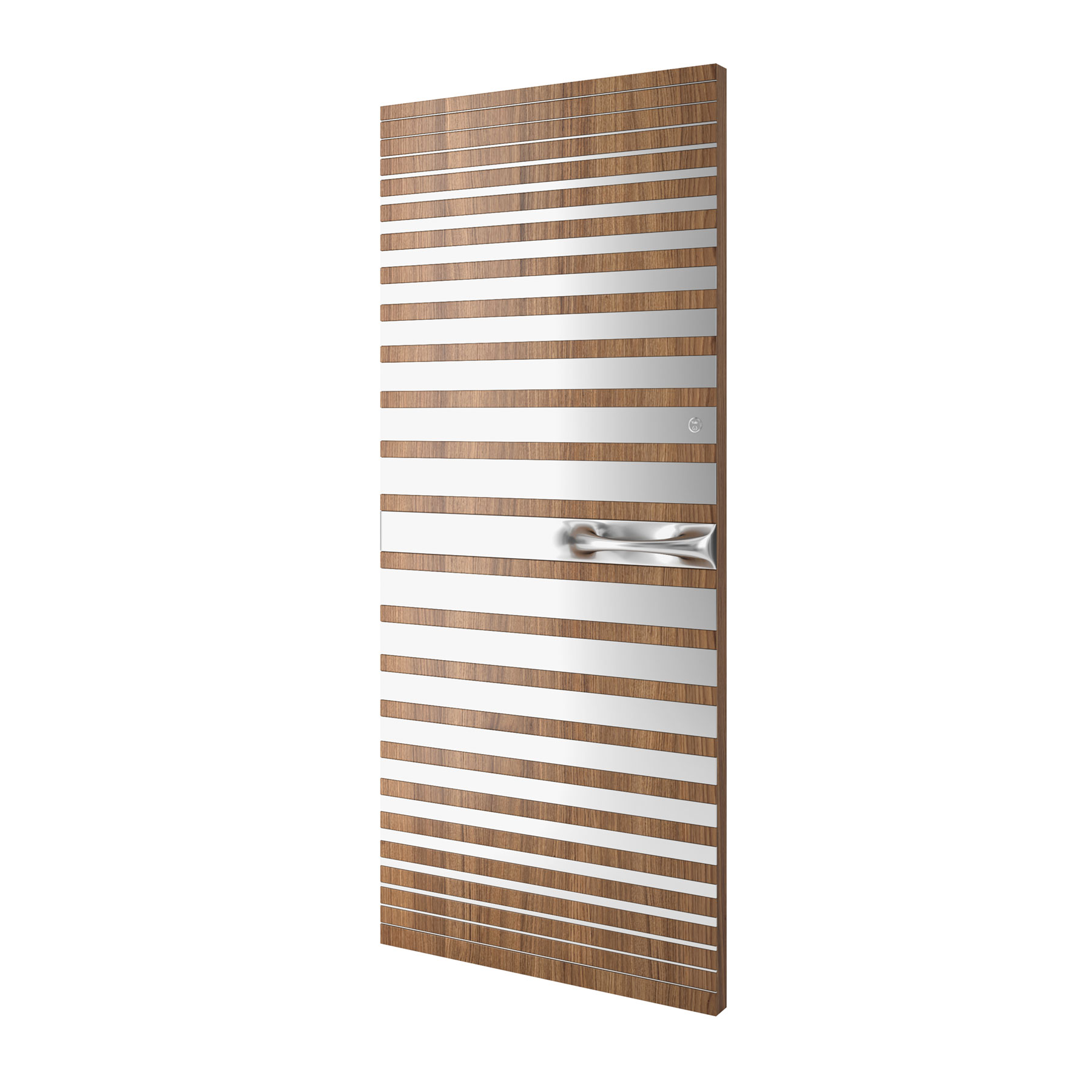 strata2new Strata 2 Wood & Steel Patterned Front Door