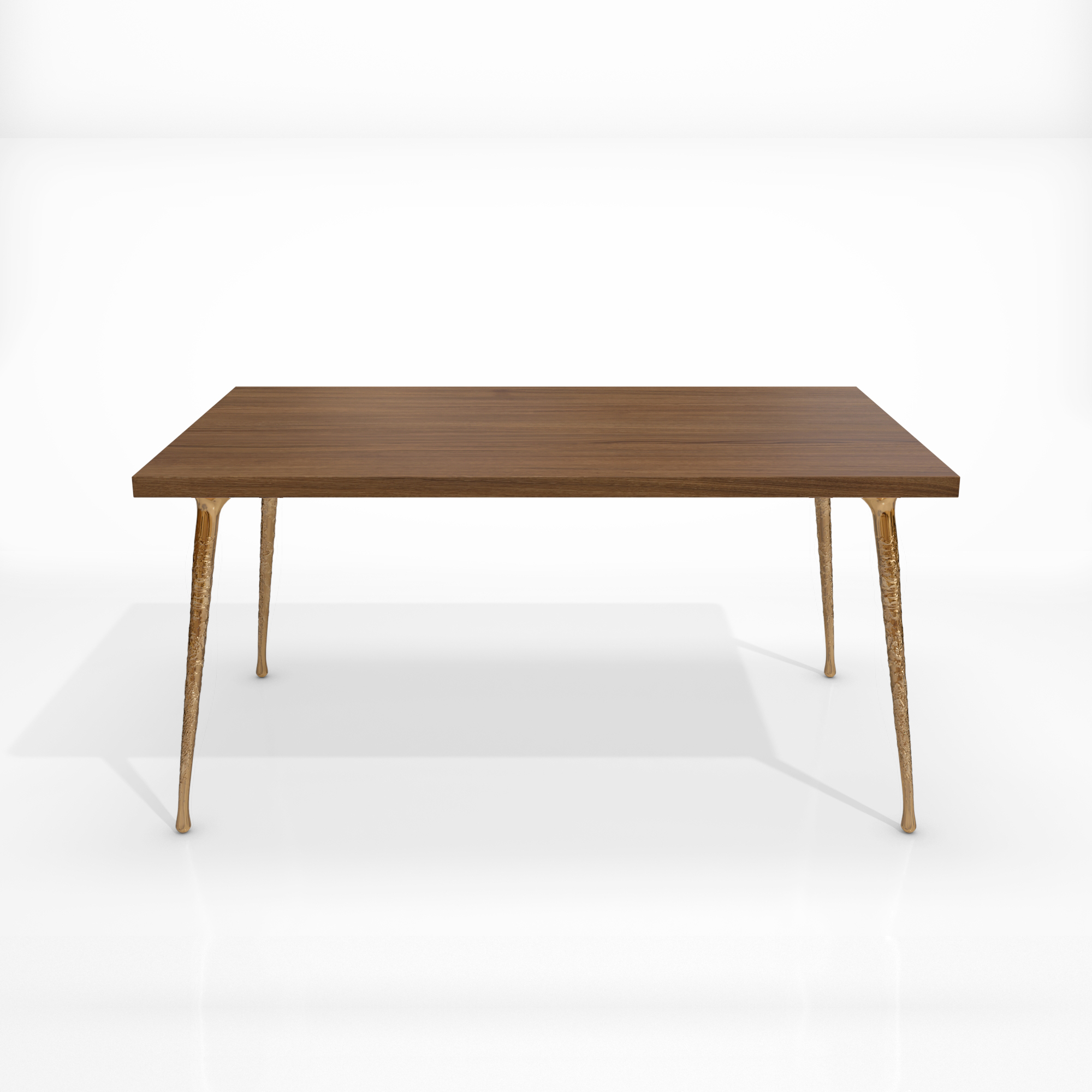 table foil bronze polished wood top_SQ