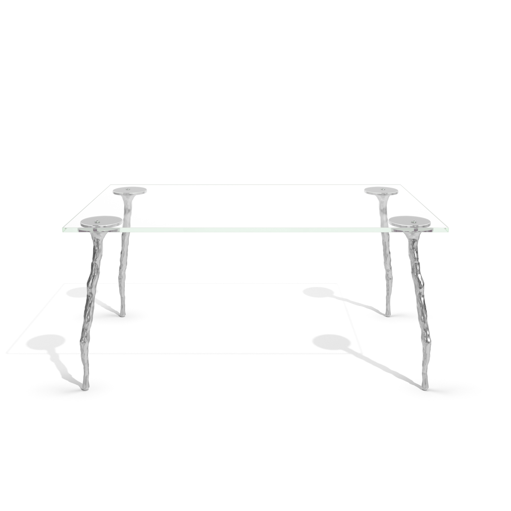 table glass branch chrome_SQ