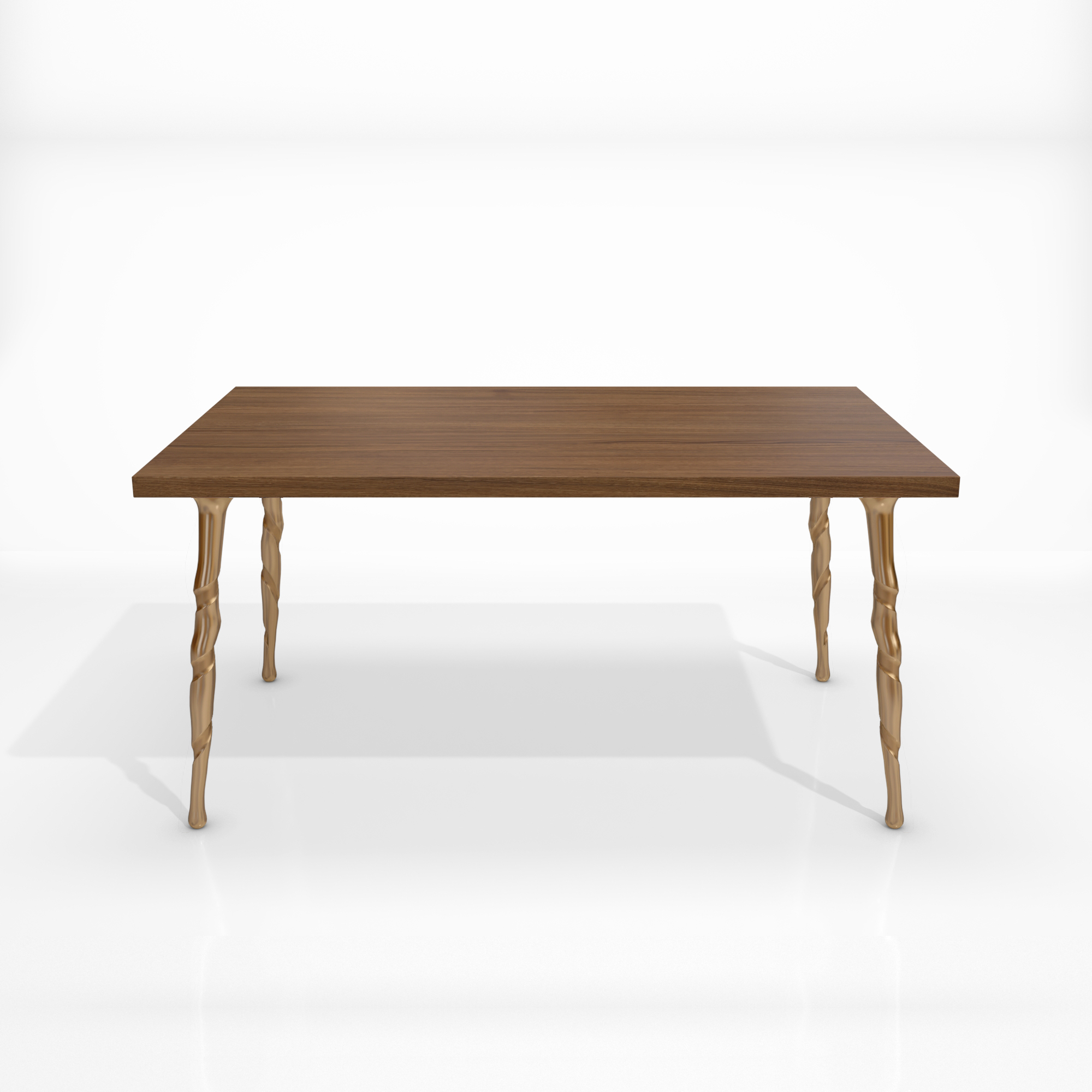 table twisted bronze satin wood top_SQ